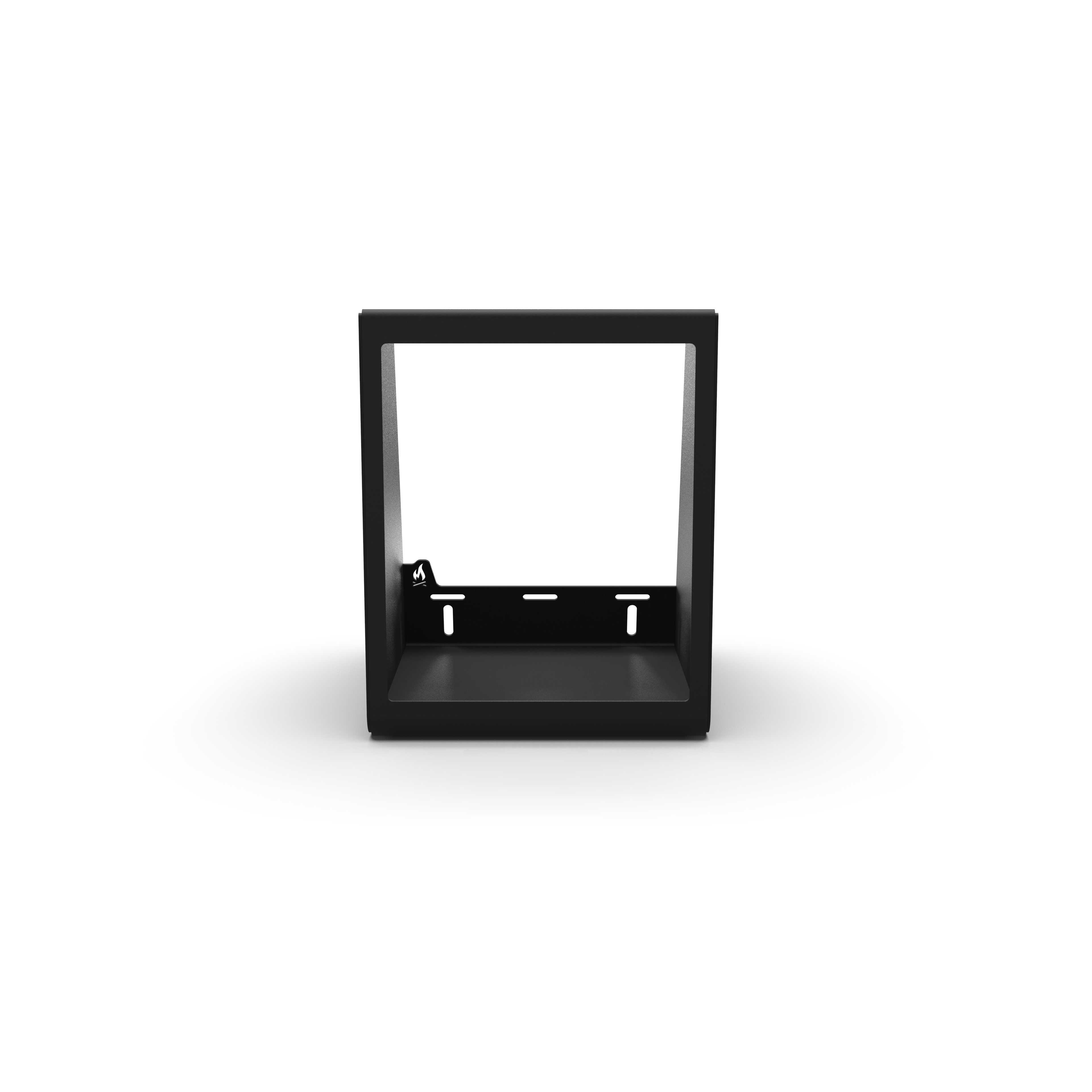 12" Open Shelf - Black