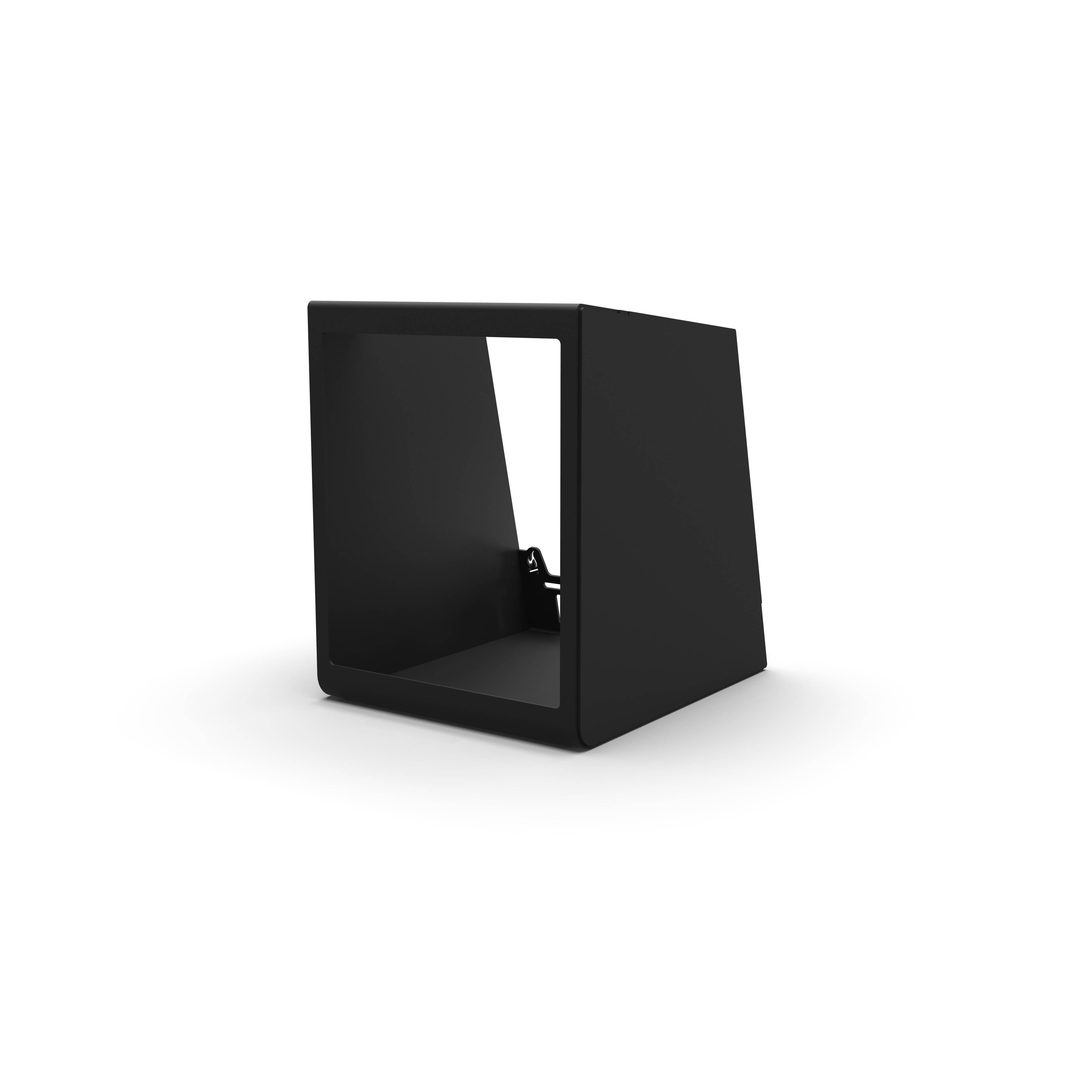 12" Open Shelf - Black